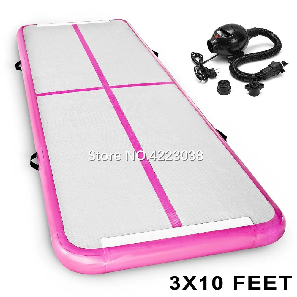 Inflatable Gymnastics Mat with Pump 400x100x10cm   Catch
