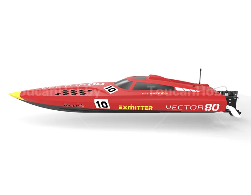 Volantex Vector 80 ABS корпус дистанционное управление гоночная лодка Модель W/Мотор