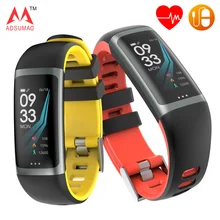 Смарт-браслет G26 Мониторинг частоты сердечных сокращений крови Давление мониторинга Водонепроницаемый IP67 Фитнес трекер шагомер 2 цвета ремень