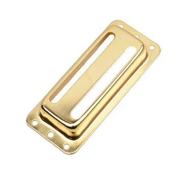 

Brass Dual Slot Electric Guitar Pickup Cover Pickup Metal Shell Copper Shell Pickup Cover 90*38mm