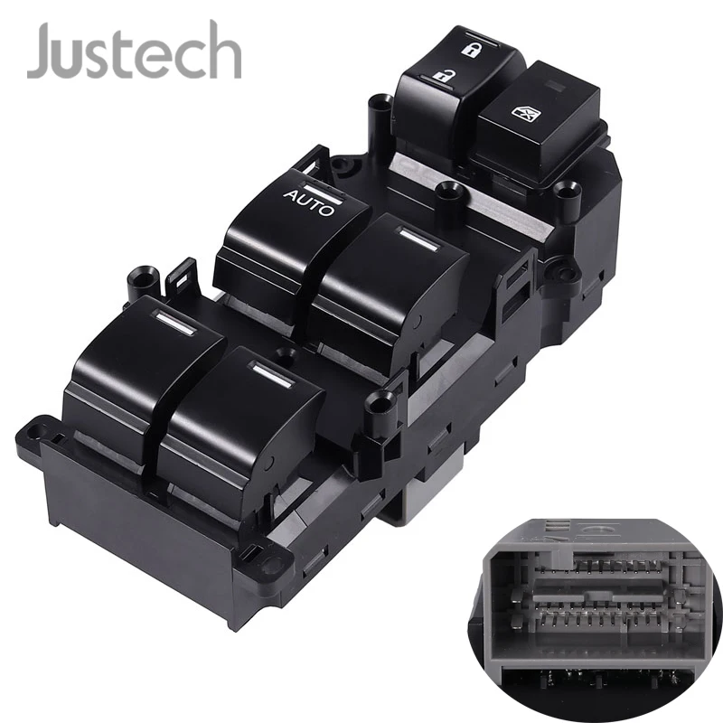 

Justech DC 12V Power Window Switch Master Control 35750-TB0-H01 For Honda Accord 35750-TB0-H01 Left, Front Side Push Pull Switch
