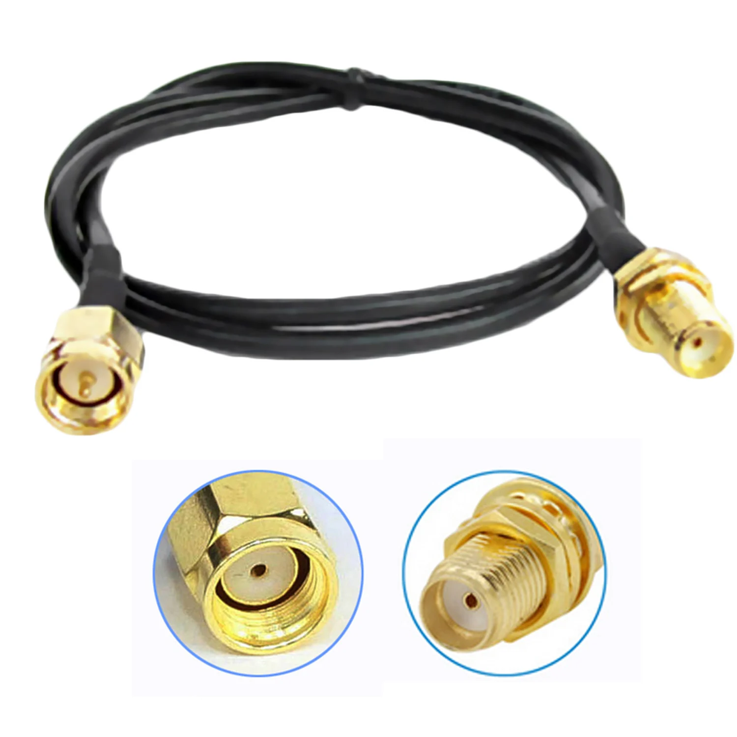 5m SMA Male to Female Plug Connector WiFi Antenna Extension