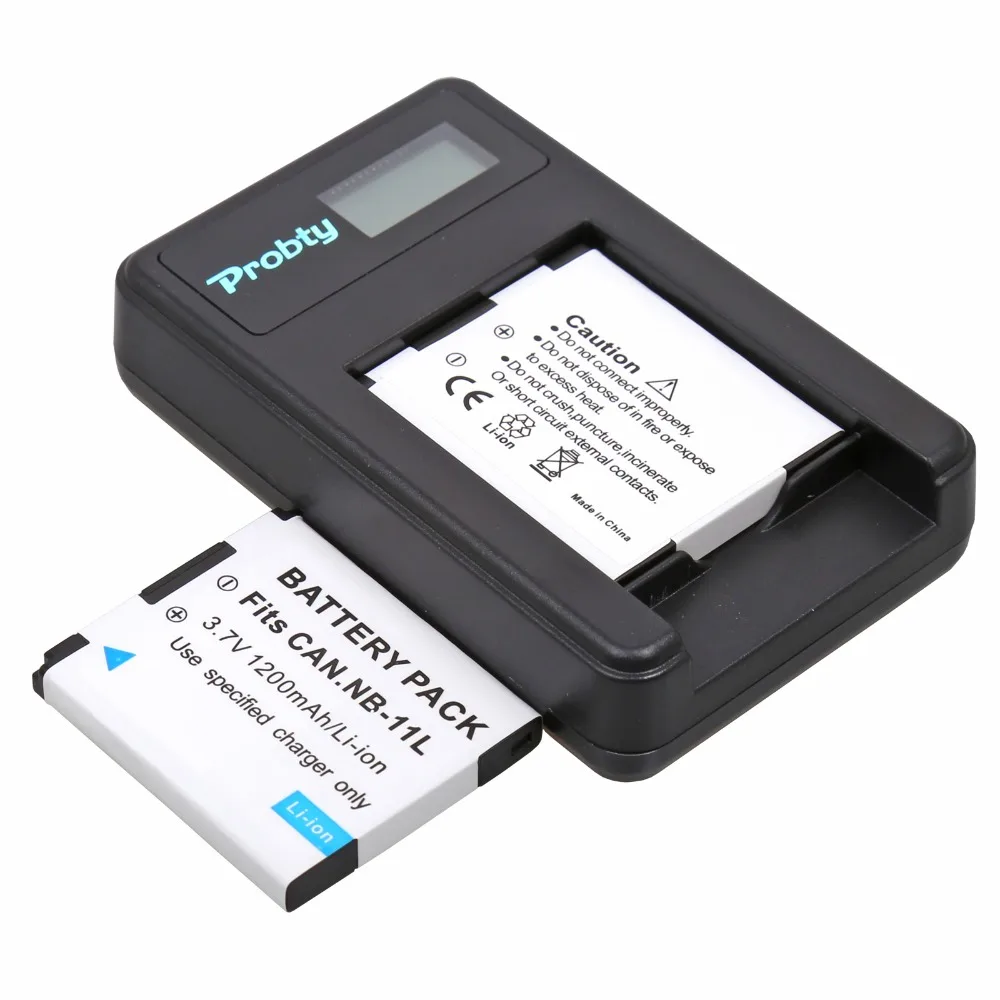 2 Pz Nb-11L Nb 11L Batterie + Caricatore Lcd Per Canon Ixus 125 155 150 145 140 132 265Hs 240Hs A3400 A4000 Ixus 275 Hs