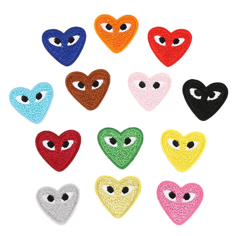 

Love Patches Embroidery Iron on Clothes Badges Handicraft DIY Accessory Needlework Sewing Hot-Fix Clothing Applications