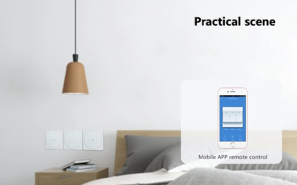 Zemismart ЕС Wi Fi стены лампа-кнопка переключатель Alexa Google дома Smart Life управление одна банда две банды три банды физических Настенные
