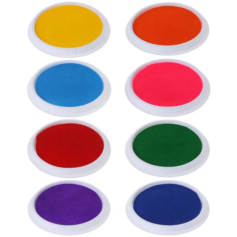 

Ink Pad Baby Handprint Footprint Painting Colorful Fingerprint Kids Children Newborn Memory Gifts Collection Washable Pads