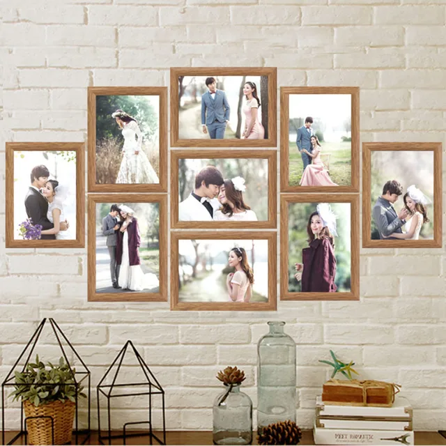 Frame Collage Picture Photo Set Wall Hanging Family Frame Collage Picture Photo Set Wall Hanging Family Frames Cadre Moderne Wedding Home Decor Gift Sticker