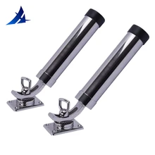 2 шт. регулируемый держатель для удочки под любым углом-Регулируемая 360 °-фланцевое крепление на 90 градусов, морское качество