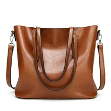 Модная женская сумка из искусственной кожи с воском, женская сумка, Большая вместительная сумка, большие женские сумки на плечо, известный бренд Bolsas Feminina