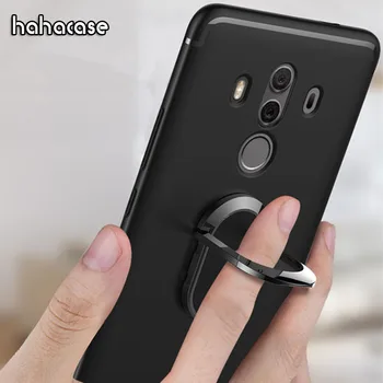 

10pcs 360 Rotating Metal Finger Ring Stand Case For Huawei Mate 20 10 Pro P20 Pro P10 Lite Plus Honor 10 8 Case Soft TPU Cover
