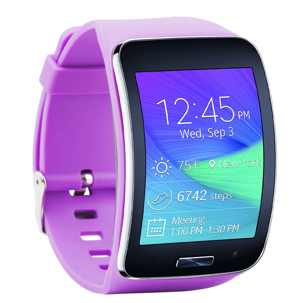 Gear S R750 сменный ремешок для часов samsung gear S Smart Watch SM-R750 разных цветов