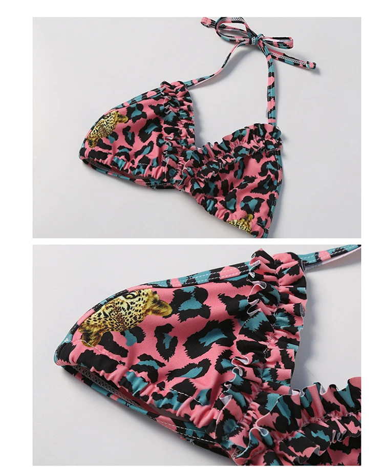 Бикини для девочек, комплект из 3 предметов, милый сексуальный детский ...