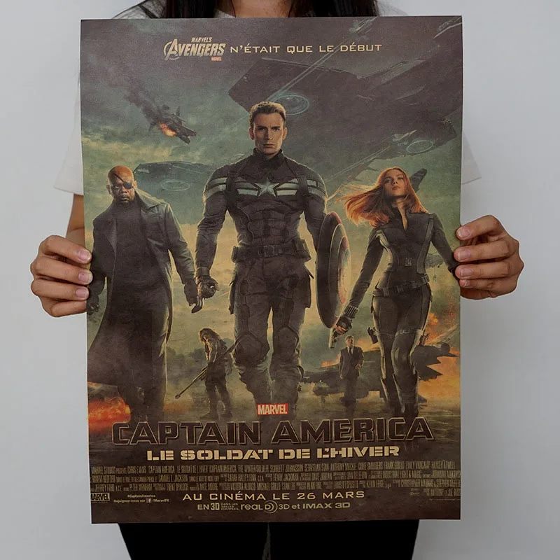 Mling 1 шт., 51,5x36 см, постер из серии Marvel, Мстители, война бесконечности, Ретро плакат, наклейки на стену для гостиной, украшение для дома