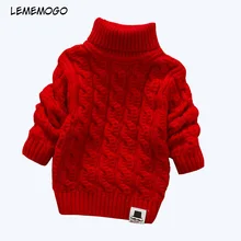 Lememogo/От 1 до 4 лет свитера для мальчиков и девочек; однотонные детские свитера с высоким воротником; мягкие теплые зимние свитера с высоким воротником и длинными рукавами для девочек