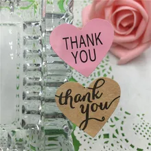 Ретро любовь форма Печатные спасибо Стикеры с надписями тренд запечатывания Малый размер принимаем пользовательские самоклеющиеся наклейки 100 шт/партия