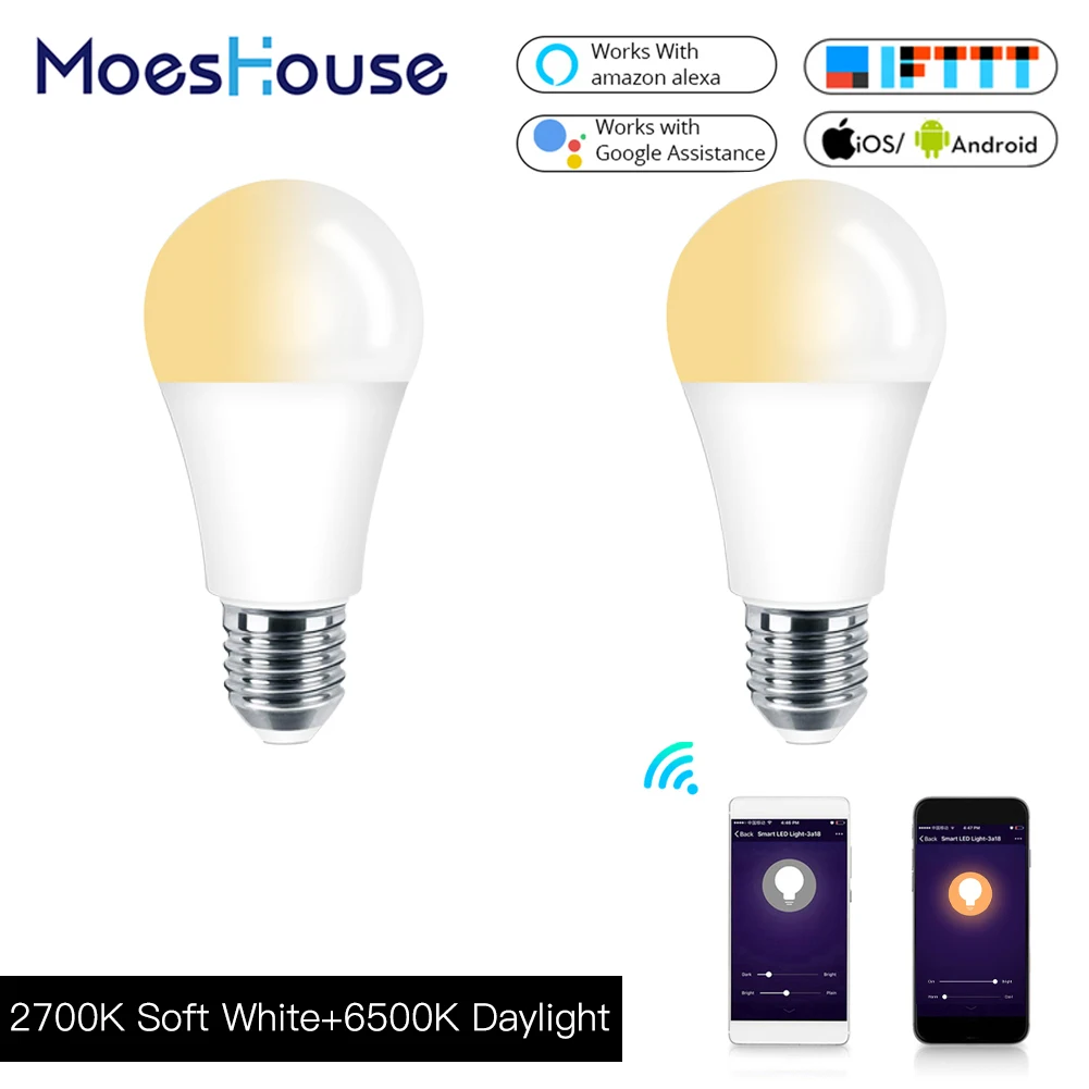 Lifetuya With Led Lamp Smart Alexa App Control Light Bulb 60w Works Equivalent Wifi Remote H29IbeEDWY