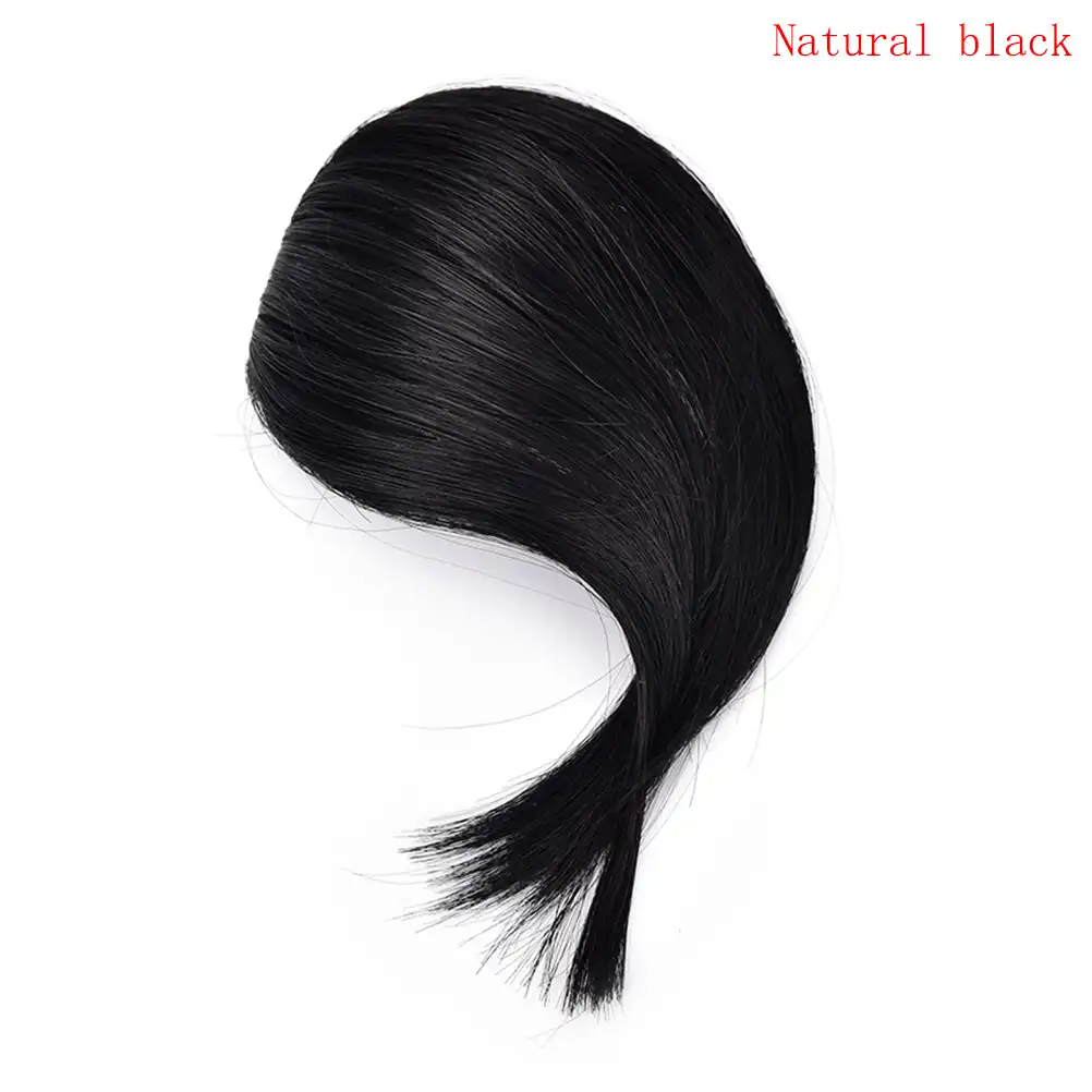1pcs Front Neat Synthetic Fringe Clip In Bangs Party Wedding Hair