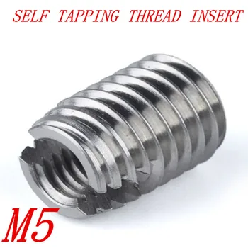 

20pcs m5 stainless steel self tapping thread insert