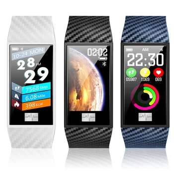 

Smart Wristband IP68 Waterproof Smart Bracelet Fitness Tracker Heart Rate Monitor Blood Pressure Weather Monitor Swimming Watch