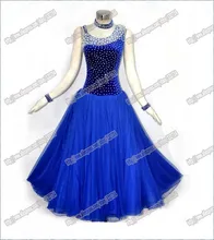 Free Shipping adult lady hot ballroom dance dress lunba dance costume tango and the waltz dress B-0410