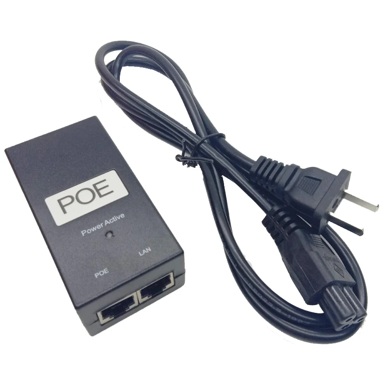 Cctv 48V 0.5A POE настенный адаптер Инжектор Poe Ethernet конвертер Ip камера телефон питания