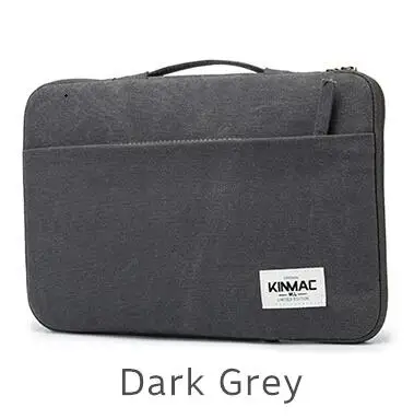 Бренд Kinmac сумка чехол для ноутбука 1", 13", 1", 15", 15,", сумка для MacBook Air Pro 13,3, 15,4 KS022 - Цвет: Dark Grey