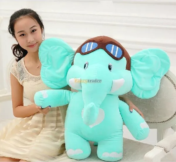 Fancytrader 30'' 75cm Lovely Stuffed Soft Plush Cute Big Dumbo Elephant, 2 Colors, Free Shipping FT50467 (3)