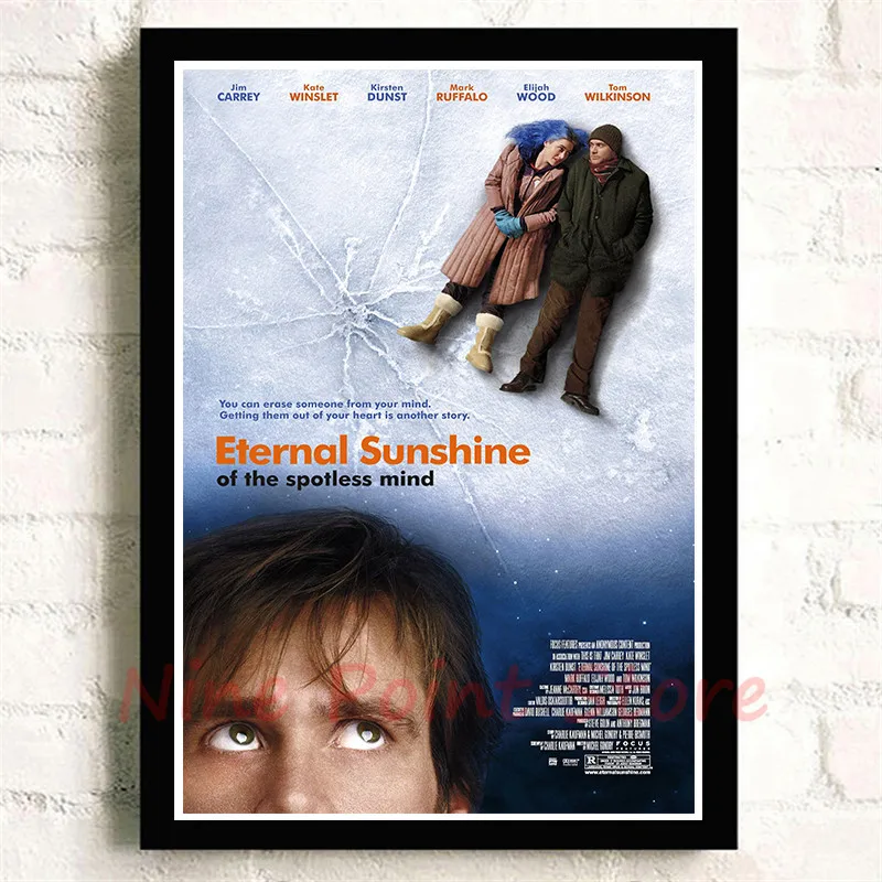 Jim Carrey Eternal Sunshine of the Spotless Mind бумага с покрытием печатает плакат HD изображение украшение дома гостиная бескаркасная