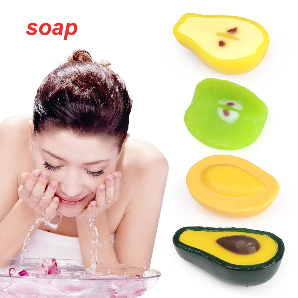 New Handmade Essential Oils Fruit shaped Soap Moisturizing Child Gift