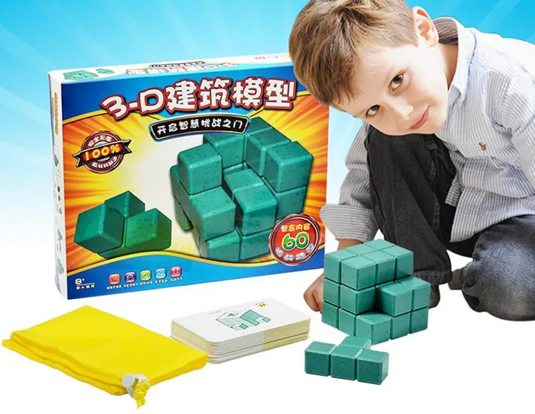 puzzles for kids Children 3D building model brain teasers 