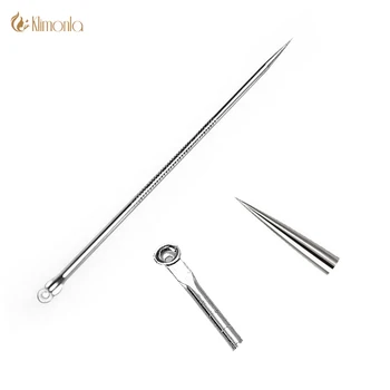 

1pcs Face Cleanser Stainless Steel Blackhead Acne Pimples Needle Remover Facial Comedo Pin Cleaner Skin Care Tool Extractor