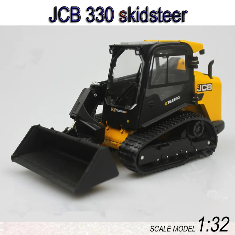 Коллекционная литая игрушка модель подарок ROS 1:32 JCB 330 Wheeld погрузчик с бортовым поворотом Инженерная техника транспортные средства для украшения