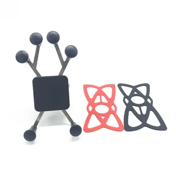

handlebar rail mount with u - bolt of the basic and universal x - grip cell phone holder with bicycle bike rack safety b