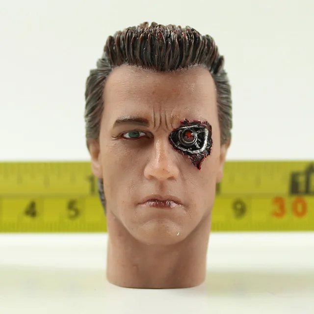 Cheap TC87-081/6 Scale Head Sculpture One Eyed Zombie action figure marvel Model  Men's Action 12 Inch Modeling Model Accessories