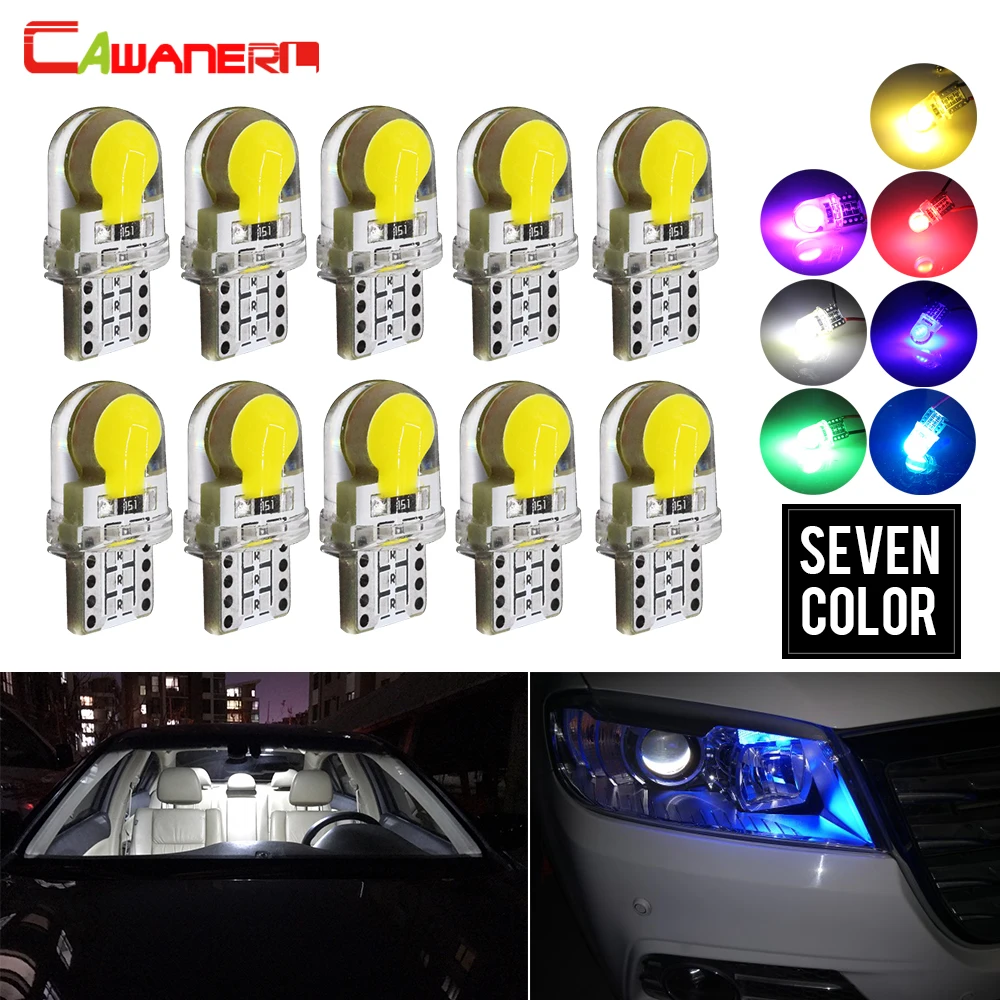 Cawanerl 10 X Canbus светодиодный светильник без Ошибок T10 168 W5W 194 COB Chip 12V автомобильный