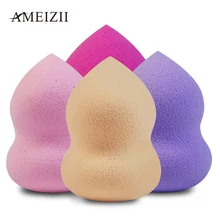 Ameizii макияж основа губка косметический спонж для лица гладкая косметическая пудра спонж для нанесения макияжа для лица Чистый Макияж инструмент аксессуар