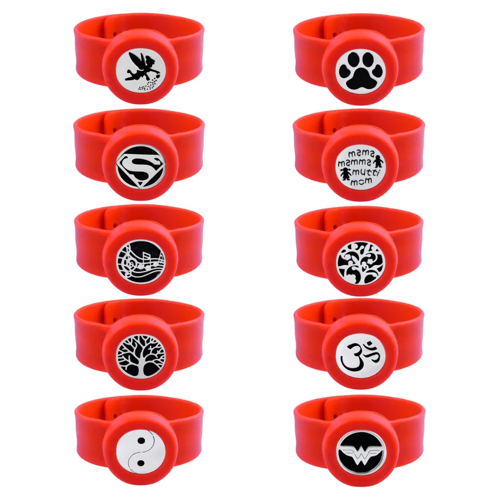 ZP-BS-layout Silicone Diffuser Locket Bracelet - 2