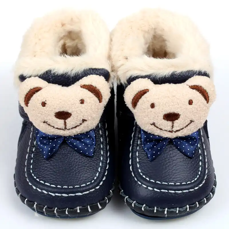 baby moccasins with fur
