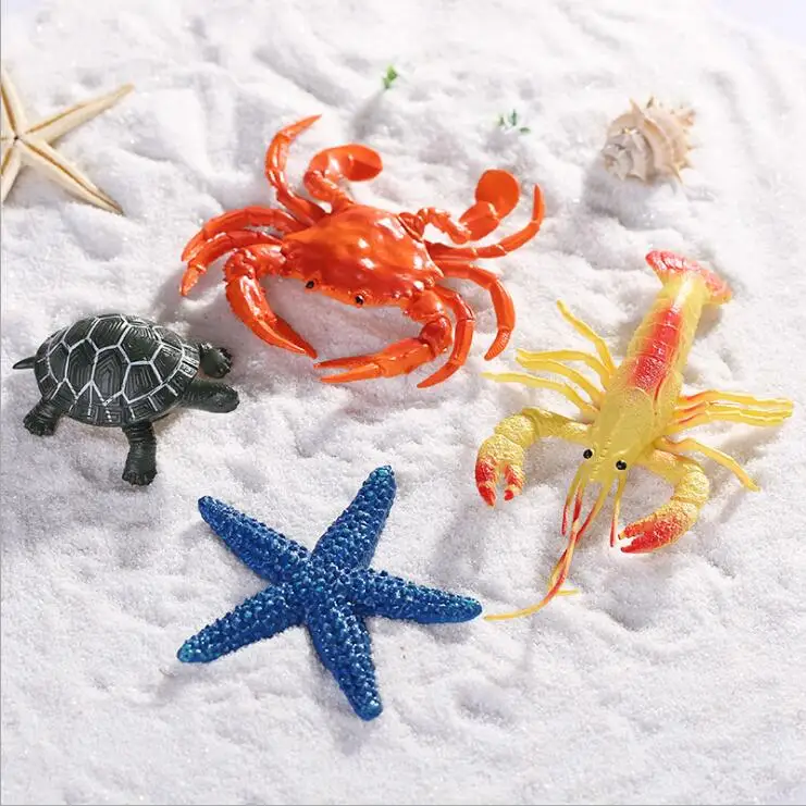 Домашние пляжные подарки, Детская имитация, морские животные, цельная модель, пляжные игрушки