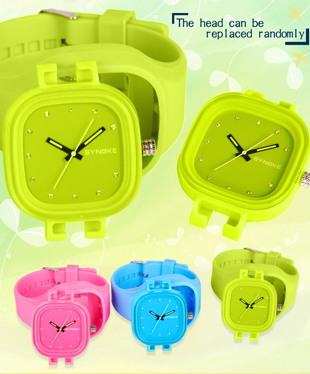 SYNOKE модные кварцевые часы для мужчин и женщин спортивные наручные часы лучший бренд известные мужские женские часы Силиконовые кварцевые часы Relogio Часы