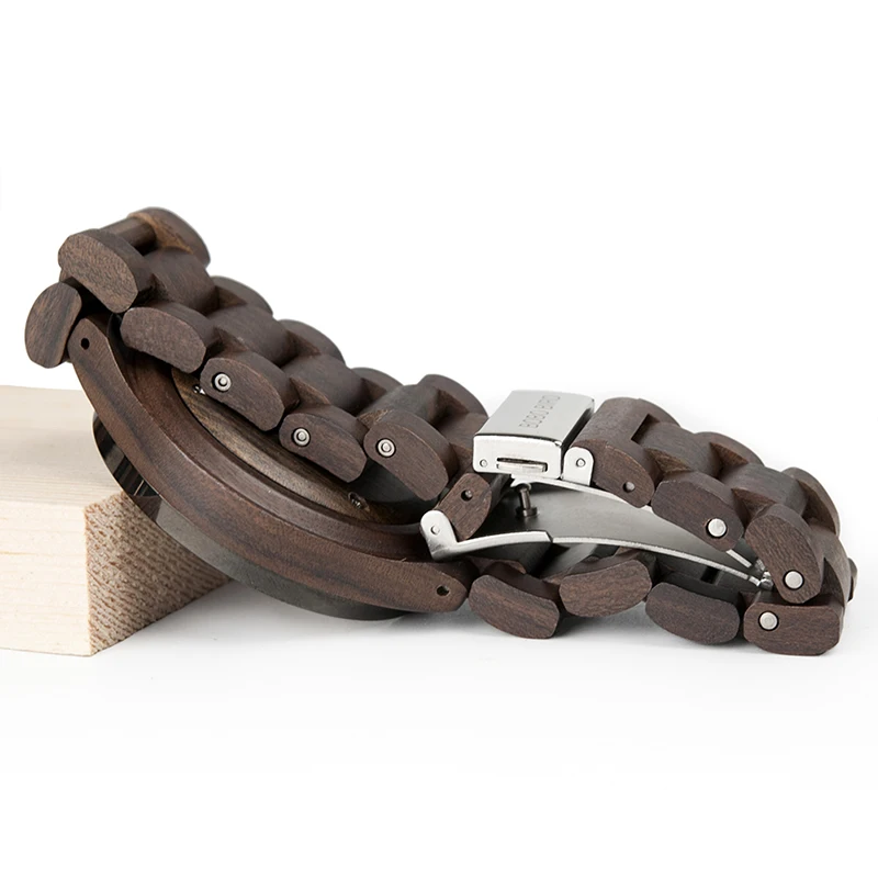 BOBO BIRD New Designer Wooden Band Mens Watches Natural Handmade Quartz Wrist Wood Wristwatches Gifts relogio masculino C-P05