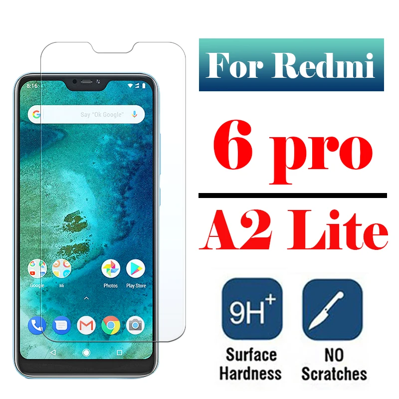 Защитное стекло для экрана xiaomi redmi 6 pro защитное ksiomi red mi a2 lite redme a2lite 2a light 6pro