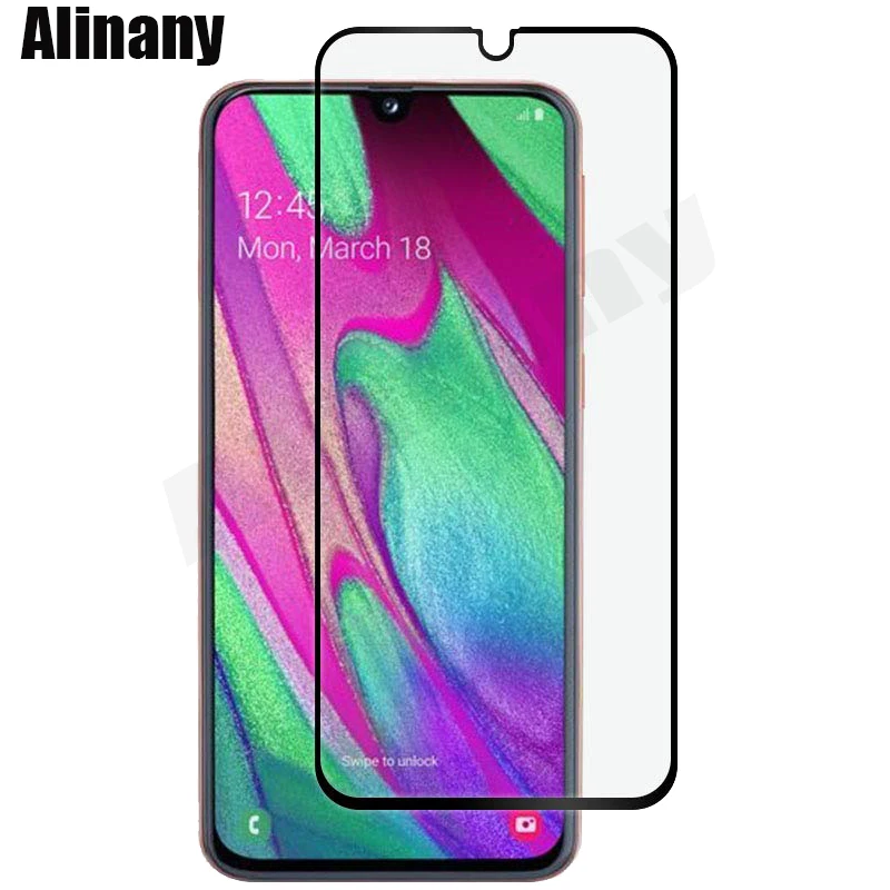 

Tempered Glass For Samsung A40 2019 Screen Protector Samsung Galaxy A40 A 40 A405F A405 SM-A405FN/DS Glass Film Full Cover 5.9"