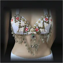New arrival belly dance costumes senior handmake Shells belly dance bra for women belly dance competition bra top ATS01116