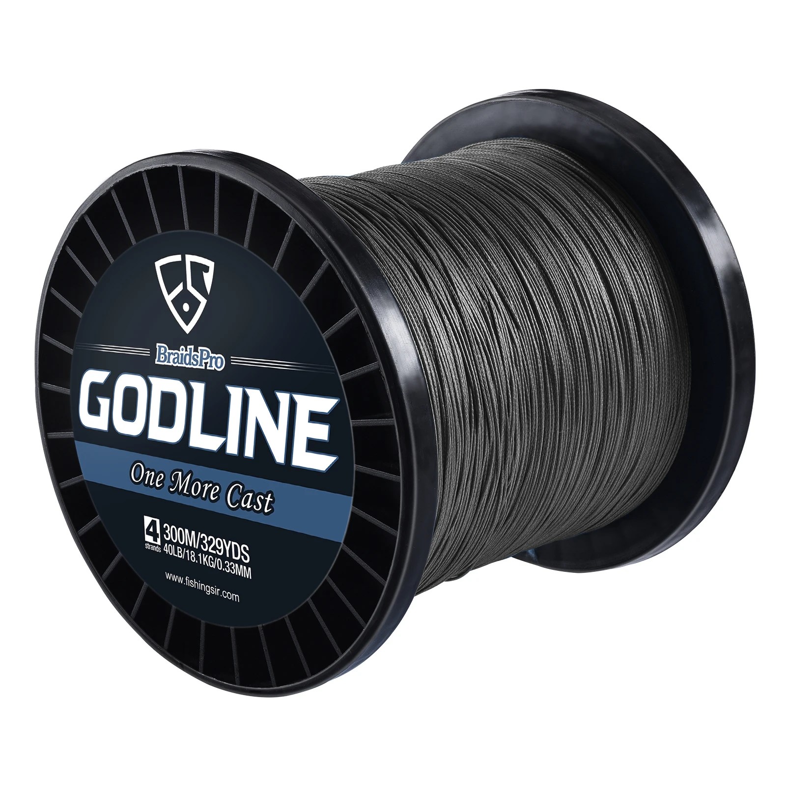 Рыболовная леска FISHINGSIR GODLINE 1000 м, ПЭ плетеная леска, многофиламентная, 4 нити, для озера, моря, рыболовный шнур, леска для ловли карпа, 10-120LB - Цвет: Gray