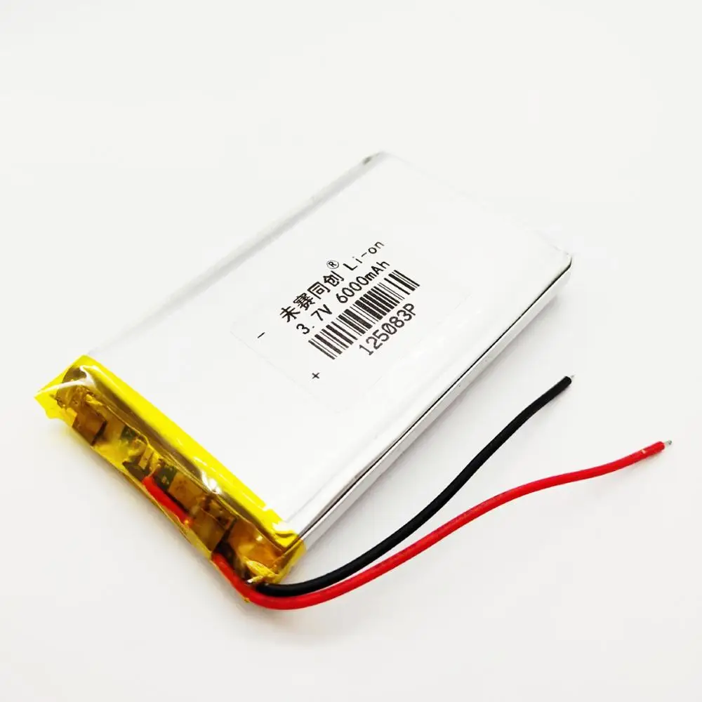 Аккумуляторная батарея 125083/6000mah3. 7 в полимерная литий ионная