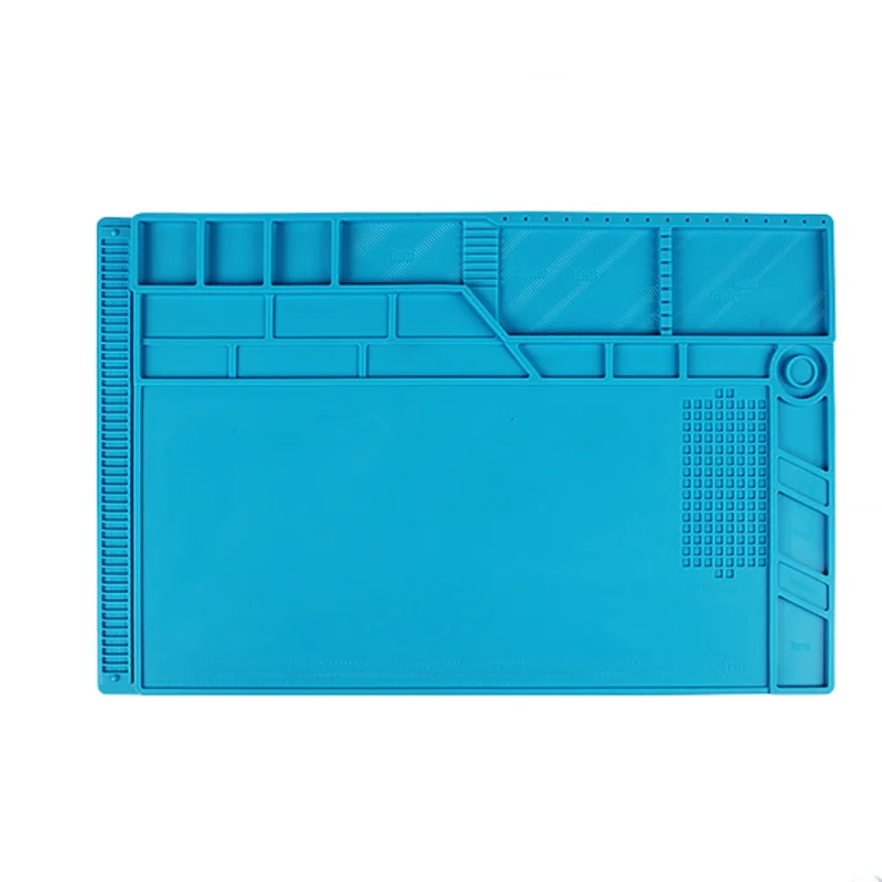 

S-180 Heat Insulation Magnetic Silicone Soldering Pad Mat Desk Maintenance Platform For Phone & PC Repair Station