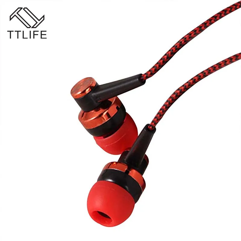 Original TTLIFE Wired Sport Earphone SK38 HiFi Stereo Super Bass Headphone Music In-ear Headset With Mic for Android Phone Xiomi |