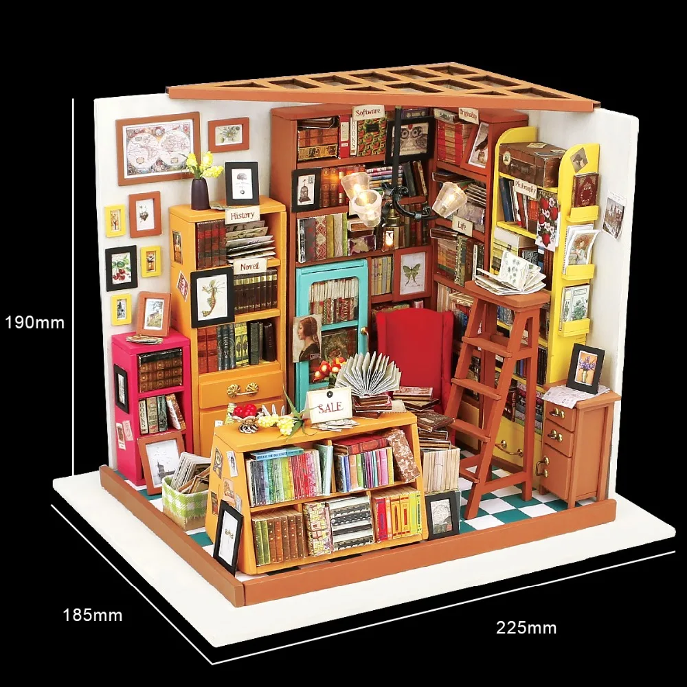 robotime diy house sams study