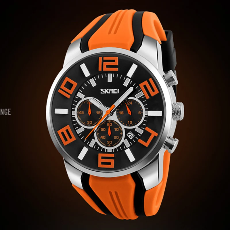 

Watches Men Luxury Brand SKMEI Chronograph Men Sports Watches Waterproof Male Clock Quartz Men's Watch reloj hombre 2019 male